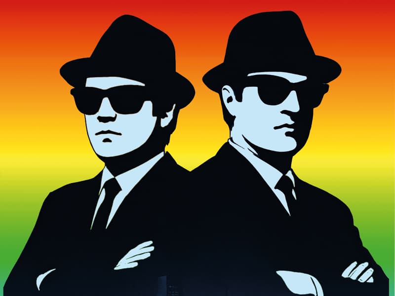 The Blues Brothers in göttlicher Mission